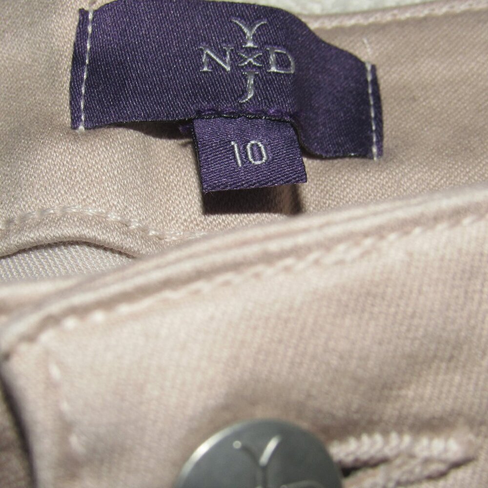 NYDJ Billie Mini Bootcut Tan Jeans Size 10 - Picture 6 of 7